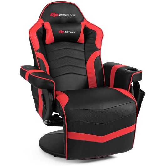 Ergonomic Massage Gaming Chair with Adjustable Backrest and Footrest 9 Ergonomic Massage Gaming Chair with Adjustable Backrest and Footrest - Image 9