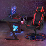 Ergonomic Massage Gaming Chair with Lumbar Support and Headrest 42 Ergonomic Massage Gaming Chair with Lumbar Support and Headrest