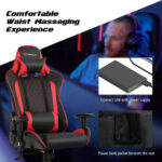 Ergonomic Massage Gaming Chair with Lumbar Support and Headrest 46 Ergonomic Massage Gaming Chair with Lumbar Support and Headrest