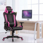 Ergonomic Massage Gaming Chair with Lumbar Support and Headrest 48 Ergonomic Massage Gaming Chair with Lumbar Support and Headrest