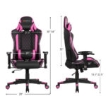 Ergonomic Massage Gaming Chair with Lumbar Support and Headrest 52 Ergonomic Massage Gaming Chair with Lumbar Support and Headrest