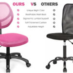 Ergonomic Mesh Office Chair with Adjustable Height and Swivel Casters