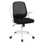 Ergonomic Mesh Office Chair with Flip-up Armrests and Lumbar Support