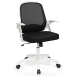 Ergonomic Mesh Office Chair with Flip-up Armrests and Lumbar Support