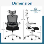 Ergonomic Office Chair with Adjustable Lumbar Support and Headrest 26 Ergonomic Office Chair with Adjustable Lumbar Support and Headrest