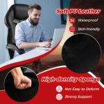 Ergonomic Racing Style Gaming Chair with Footrest and Lumbar Support