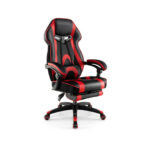 Ergonomic Racing Style Gaming Chair with Footrest and Lumbar Support