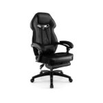 Ergonomic Racing Style Gaming Chair with Footrest and Lumbar Support