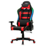 Ergonomic Swivel Gaming Chair with RGB Lights and Remote
