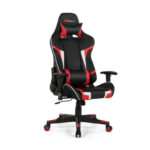 Ergonomic Swivel Reclining Gaming Chair with Massage, Lumbar Support, and Adjustable Backrest