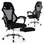 Ergonomic Mesh Office Chair with Footrest and Adjustable Backrest 11 Ergonomic Mesh Office Chair with Footrest and Adjustable Backrest