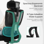 Adjustable Ergonomic Office Chair with Lumbar Support and Headrest 14 Adjustable Ergonomic Office Chair with Lumbar Support and Headrest