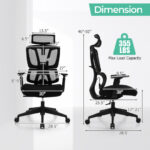 Adjustable Ergonomic Office Chair with Lumbar Support and Headrest 11 Adjustable Ergonomic Office Chair with Lumbar Support and Headrest
