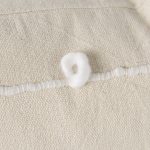 Erica 13 x 21 Cream With White Detail Decorative Pillow Cover