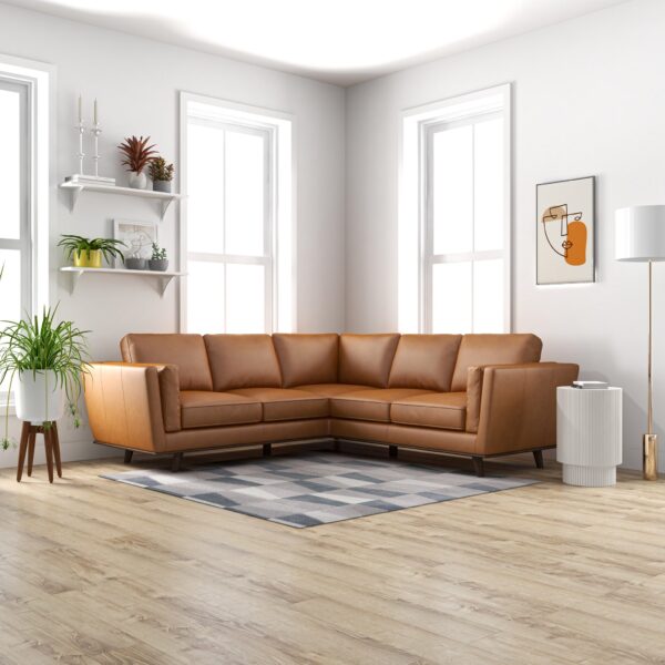 ErmanTanLeatherCornerSofa 3