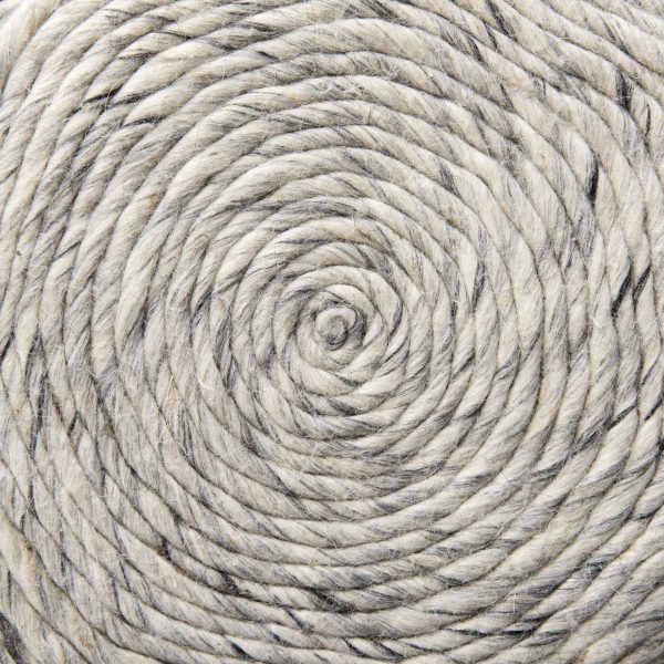 Esfera 17.7L x 15.7W x 15.7H Beige Chevron Woven Round Pouf 5