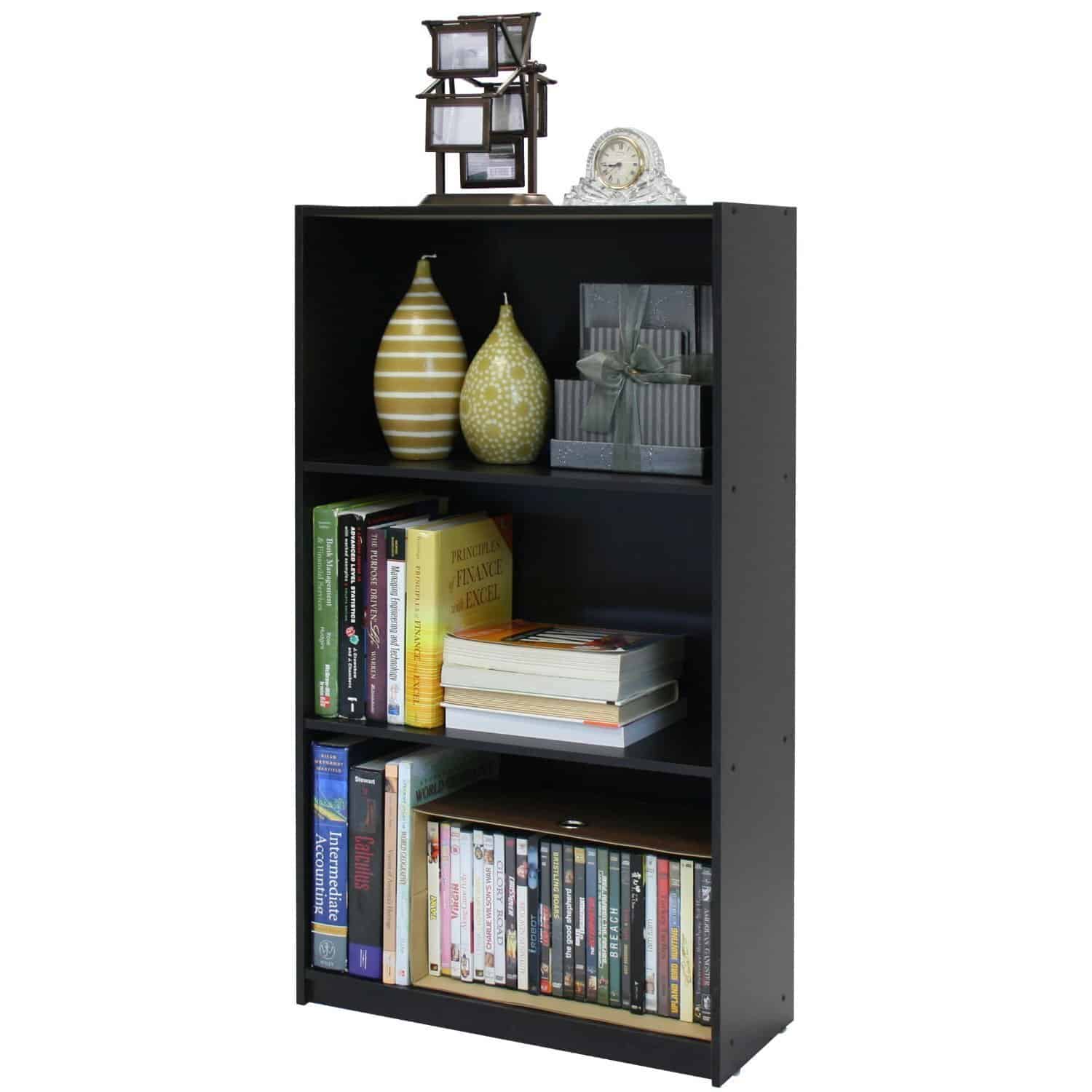 Espresso 3-Tier Bookcase with Storage Shelves for Any Room 1 Espresso 3-Tier Bookcase with Storage Shelves for Any Room