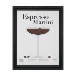 Espresso Martini by Mercana Studio a Hand Embelished Textured Framed Art Print Matted under Glass