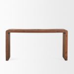 Estelle Rustic Brown Reclaimed Wood Console Table