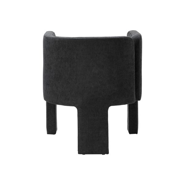 Eugen Charcoal Cutout Modern Dining Chair 4