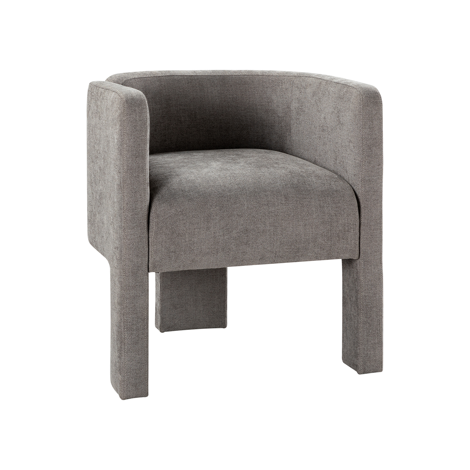 Eugen Grey Cutout Modern Dining Chair 2 Eugen Grey Cutout Modern Dining Chair - Image 2