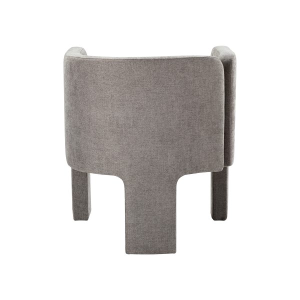Eugen Grey Cutout Modern Dining Chair 3