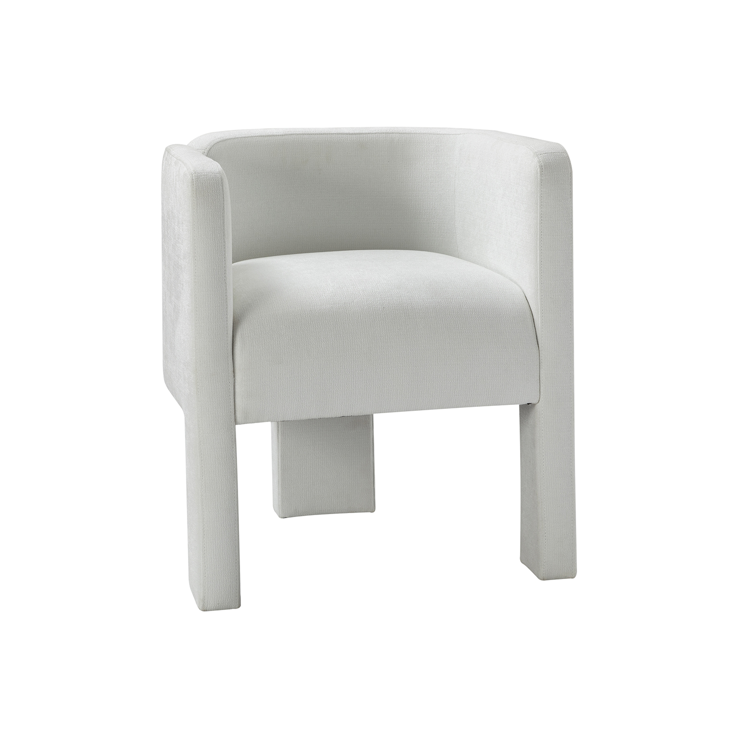 Eugen Ivory Cutout Modern Dining Chair 2 Eugen Ivory Cutout Modern Dining Chair - Image 2