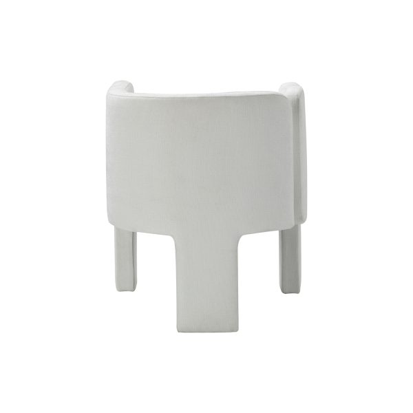 Eugen Ivory Cutout Modern Dining Chair 4