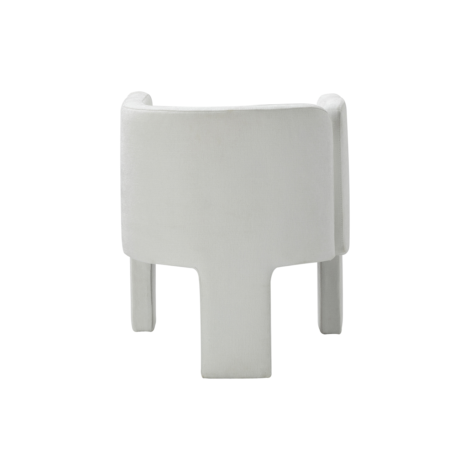 Eugen Ivory Cutout Modern Dining Chair 5 Eugen Ivory Cutout Modern Dining Chair - Image 5