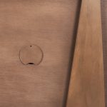 Eula Medium Brown Wood 4-Door Sideboard