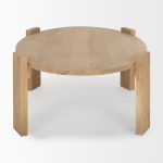 Evelyn Light Brown Oblong Coffee Table