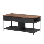 Lift-Top Coffee Table with Hidden Storage and Lower Shelf 7 Lift-Top Coffee Table with Hidden Storage and Lower Shelf