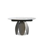 FORMA Magellano Ceramic Top Round Extension Dining Table 9 FORMA Magellano Ceramic Top Round Extension Dining Table