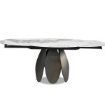 FORMA Magellano Ceramic Top Round Extension Dining Table 10 FORMA Magellano Ceramic Top Round Extension Dining Table