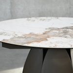 FORMA Magellano Ceramic Top Round Extension Dining Table 11 FORMA Magellano Ceramic Top Round Extension Dining Table