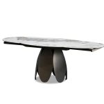 FORMA Magellano Ceramic Top Round Extension Dining Table 7 FORMA Magellano Ceramic Top Round Extension Dining Table