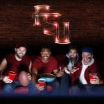 FSU Logo Lighted Recycled Metal Sign 4 FSU Logo Lighted Recycled Metal Sign