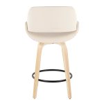 Fabrico 26-Inch Cream Contemporary Swivel Counter Stools (Set of 2) 17 Fabrico 26-Inch Cream Contemporary Swivel Counter Stools (Set of 2)