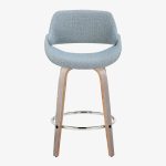 Fabrico 26-Inch Light Grey Blue Noise Contemporary Counter Stools (Set of 2) 17 Fabrico 26-Inch Light Grey Blue Noise Contemporary Counter Stools (Set of 2)