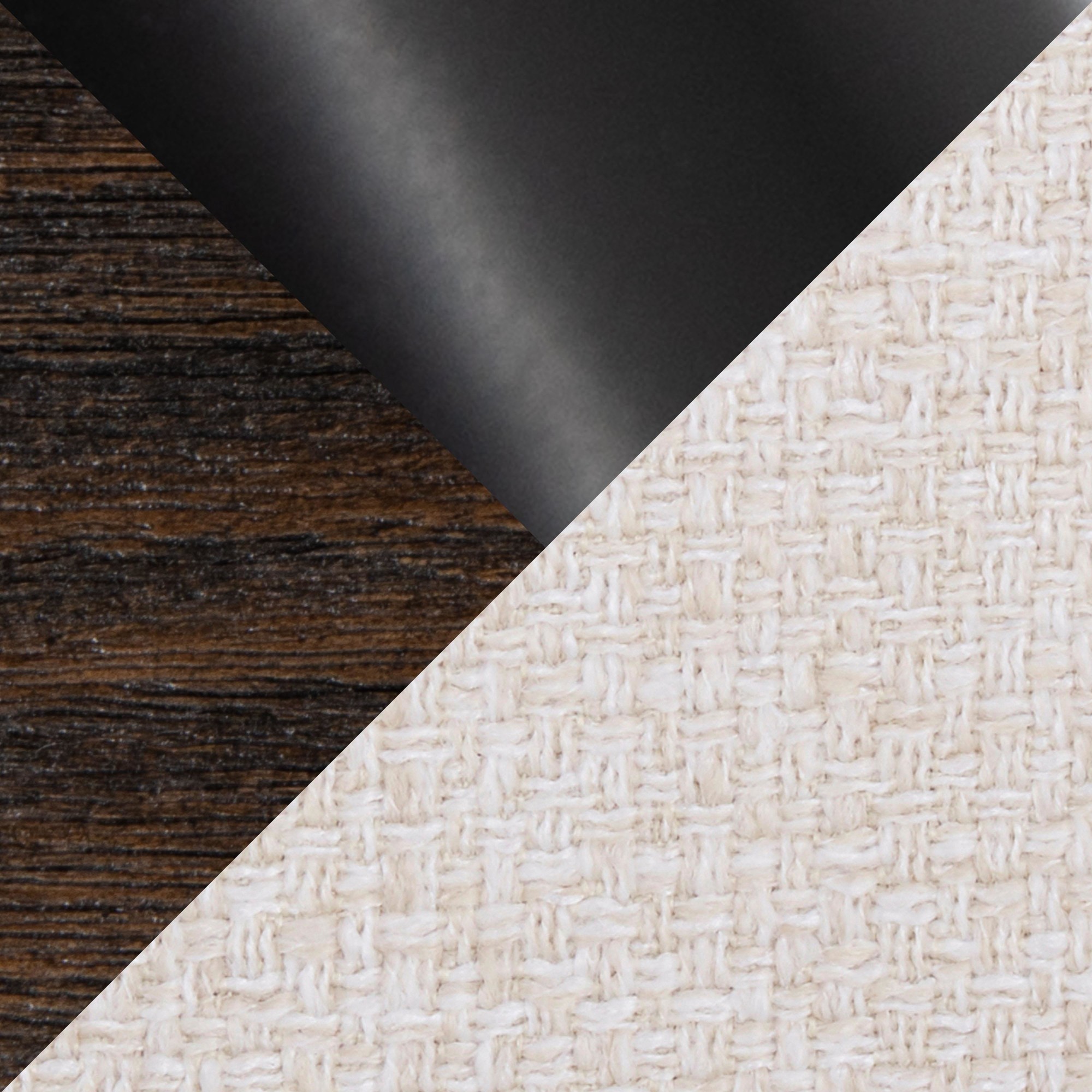 Fabrico 26-Inch Mid-Century Modern Swivel Counter Stools in Walnut and Cream Fabric (Set of 2) (Set of 2) 11 Fabrico 26-Inch Mid-Century Modern Swivel Counter Stools in Walnut and Cream Fabric (Set of 2) (Set of 2) - Image 11