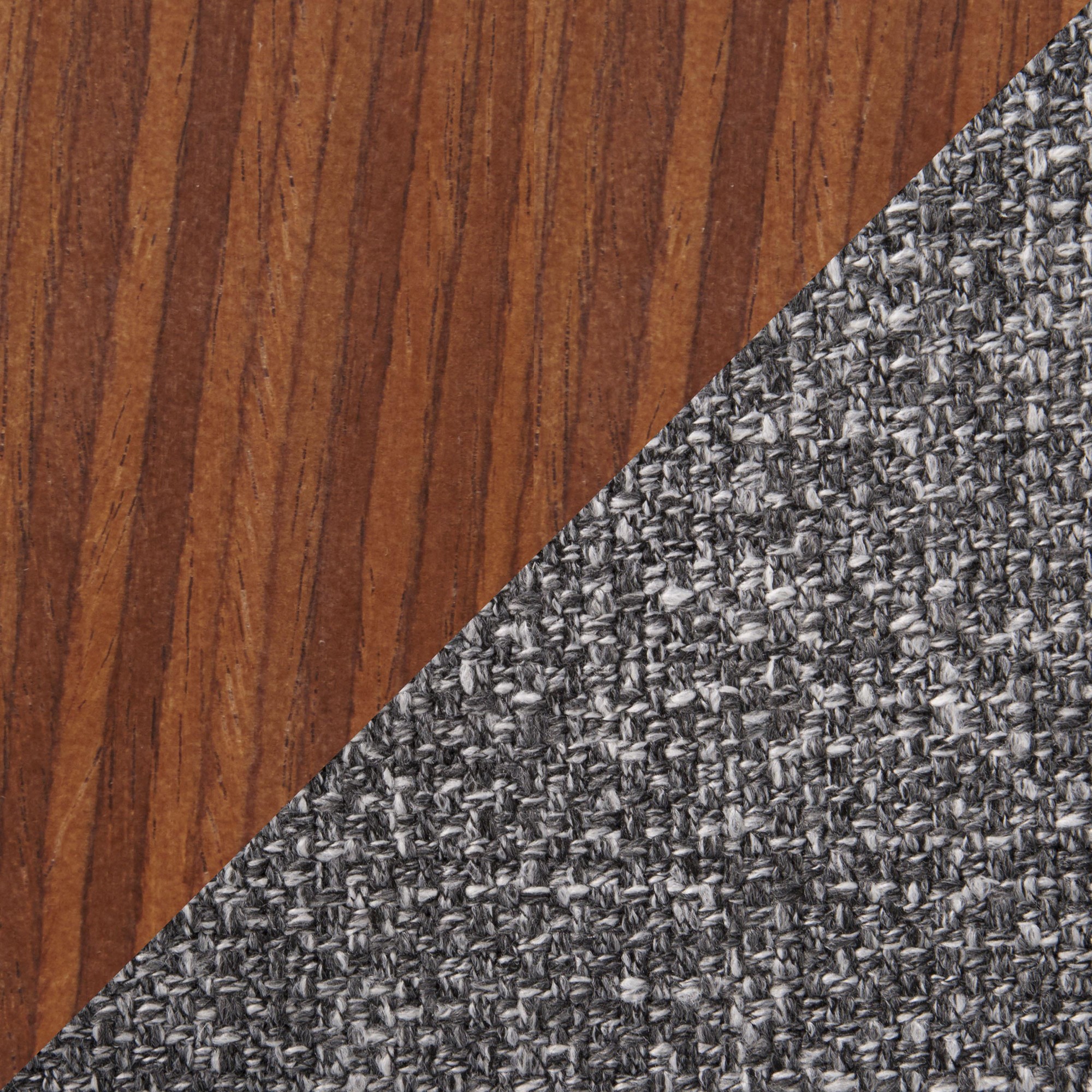 Fabrico 26-Inch Walnut Grey Mid-Century Modern Counter Stool (Set of 2) 9 Fabrico 26-Inch Walnut Grey Mid-Century Modern Counter Stool (Set of 2) - Image 9