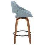 Fabrico 26 Mid-Century Modern Blue Counter Stool (Set of 3) 18 Fabrico 26 Mid-Century Modern Blue Counter Stool (Set of 3)