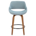 Fabrico 26 Mid-Century Modern Blue Counter Stool (Set of 3) 21 Fabrico 26 Mid-Century Modern Blue Counter Stool (Set of 3)