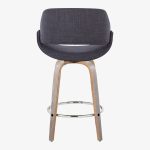 Fabrico 26 Mid-Century Modern Swivel Counter Stools Grey (Set of 2) 16 Fabrico 26 Mid-Century Modern Swivel Counter Stools Grey (Set of 2)