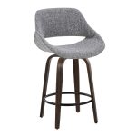 Fabrico 26in Mid-Century Modern Swivel Counter Stools (Set of 2) (Set of 2) 13 Fabrico 26in Mid-Century Modern Swivel Counter Stools (Set of 2) (Set of 2)