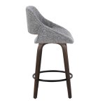 Fabrico 26in Mid-Century Modern Swivel Counter Stools (Set of 2) (Set of 2) 14 Fabrico 26in Mid-Century Modern Swivel Counter Stools (Set of 2) (Set of 2)