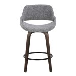 Fabrico 26in Mid-Century Modern Swivel Counter Stools (Set of 2) (Set of 2) 17 Fabrico 26in Mid-Century Modern Swivel Counter Stools (Set of 2) (Set of 2)