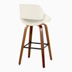 Fabrico 30" Mid-Century Barstool with Swivel in Walnut (Set of 2) (Set of 2) 15 Fabrico 30" Mid-Century Barstool with Swivel in Walnut (Set of 2) (Set of 2)