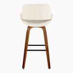 Fabrico 30" Mid-Century Barstool with Swivel in Walnut (Set of 2) (Set of 2) 16 Fabrico 30" Mid-Century Barstool with Swivel in Walnut (Set of 2) (Set of 2)