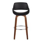 Fabrico 30 Mid-Century Modern Black Swivel Barstools (Set of 2) 17 Fabrico 30 Mid-Century Modern Black Swivel Barstools (Set of 2)